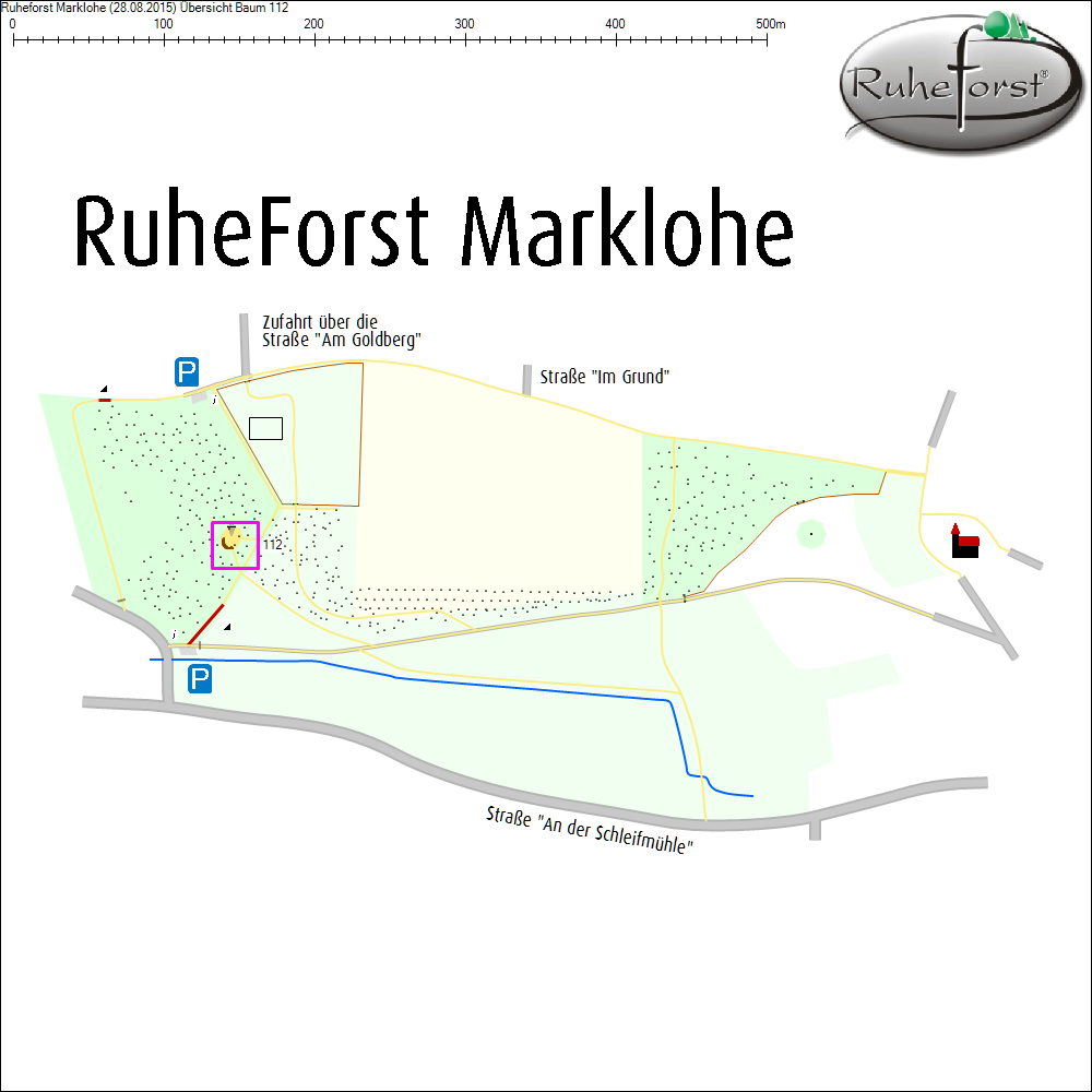 &Uuml;bersichtskarte zu Baum 112