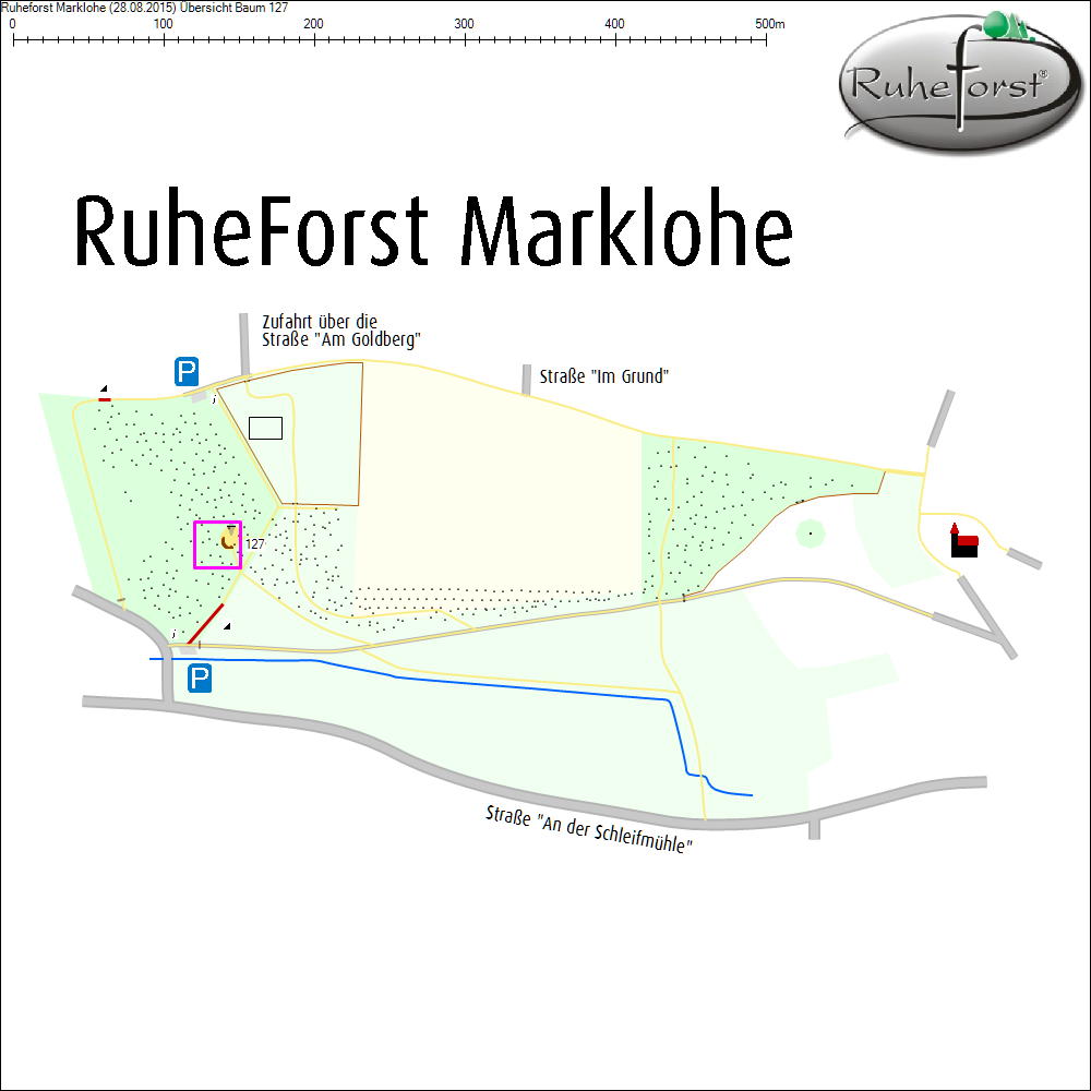 &Uuml;bersichtskarte zu Baum 127
