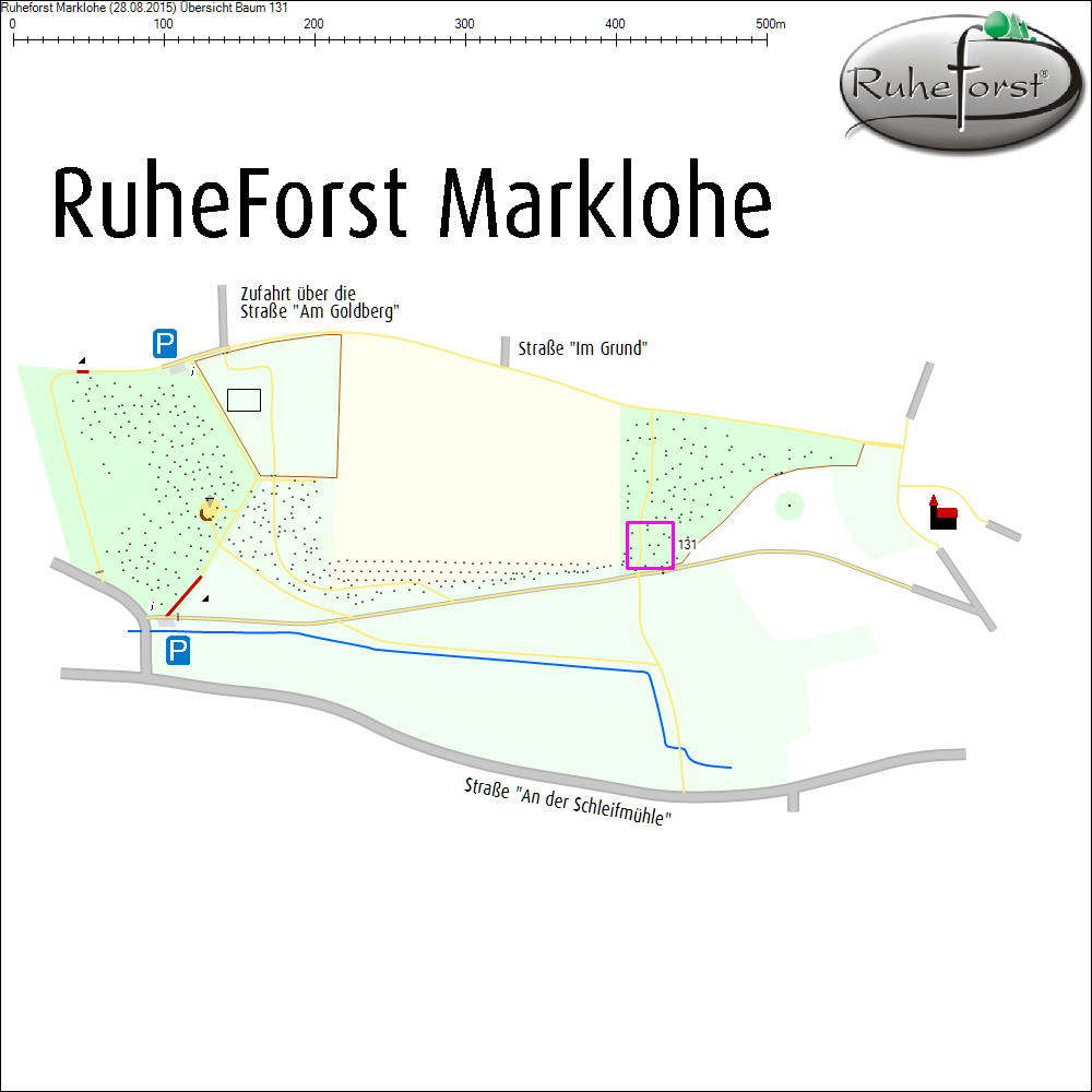 &Uuml;bersichtskarte zu Baum 131