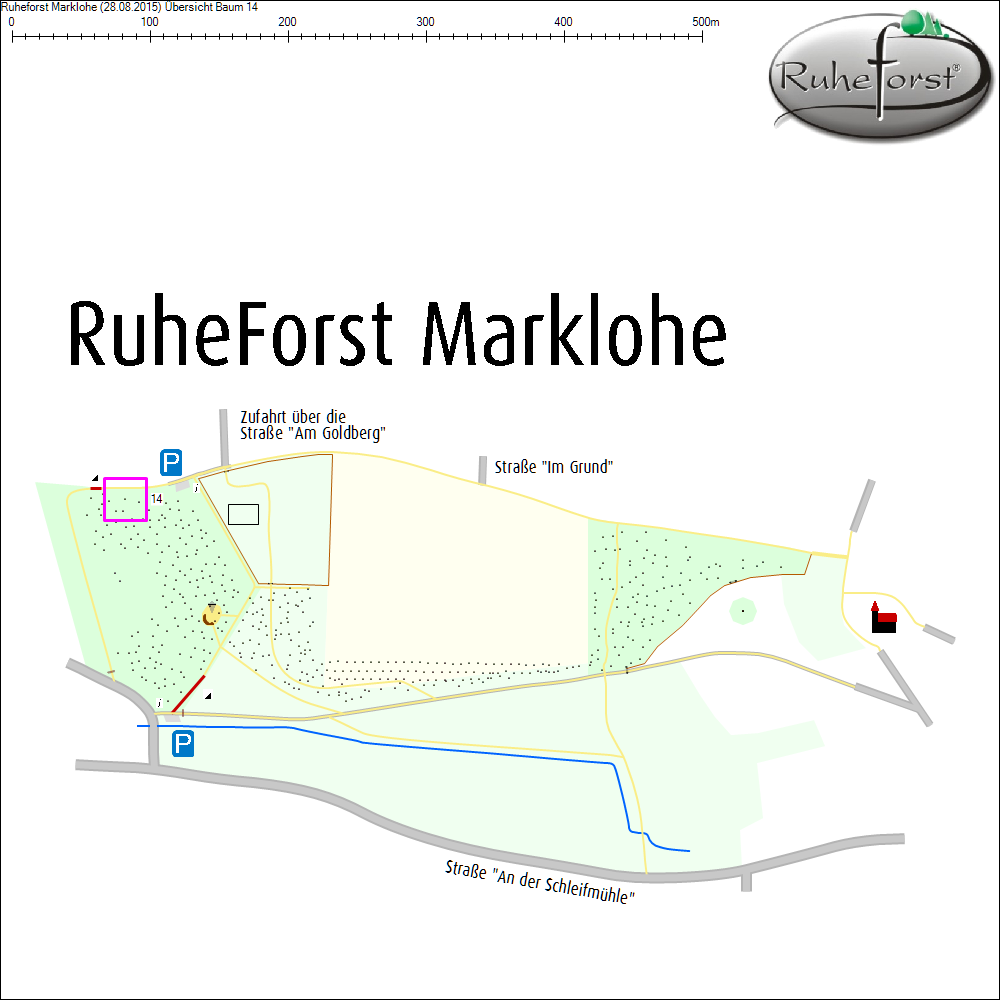 &Uuml;bersichtskarte zu Baum 14