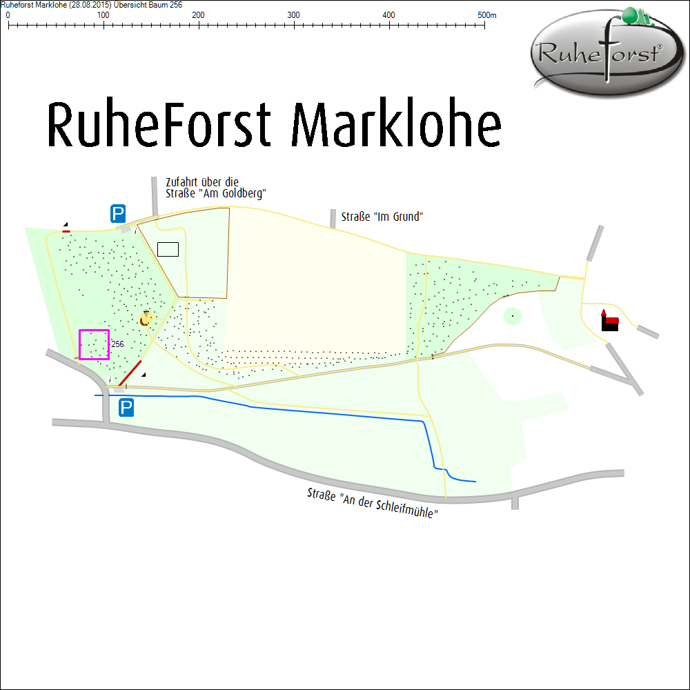 &Uuml;bersichtskarte zu Baum 256