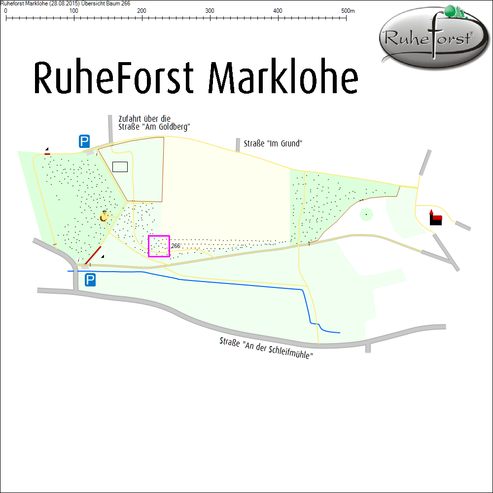 &Uuml;bersichtskarte zu Baum 266