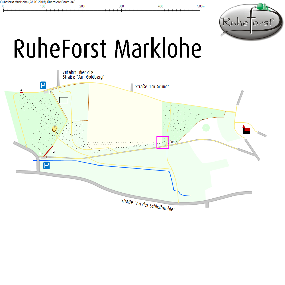 &Uuml;bersichtskarte zu Baum 349