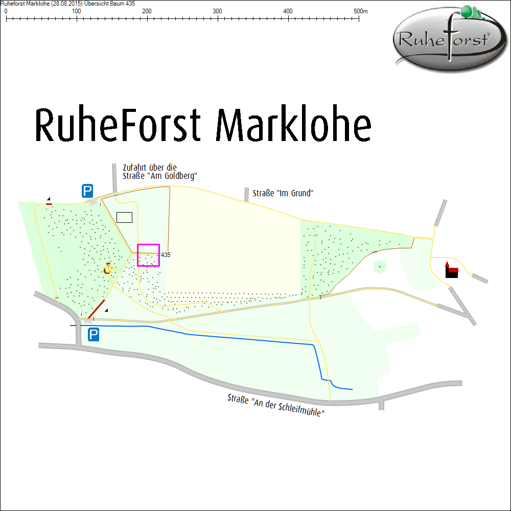 &Uuml;bersichtskarte zu Baum 435