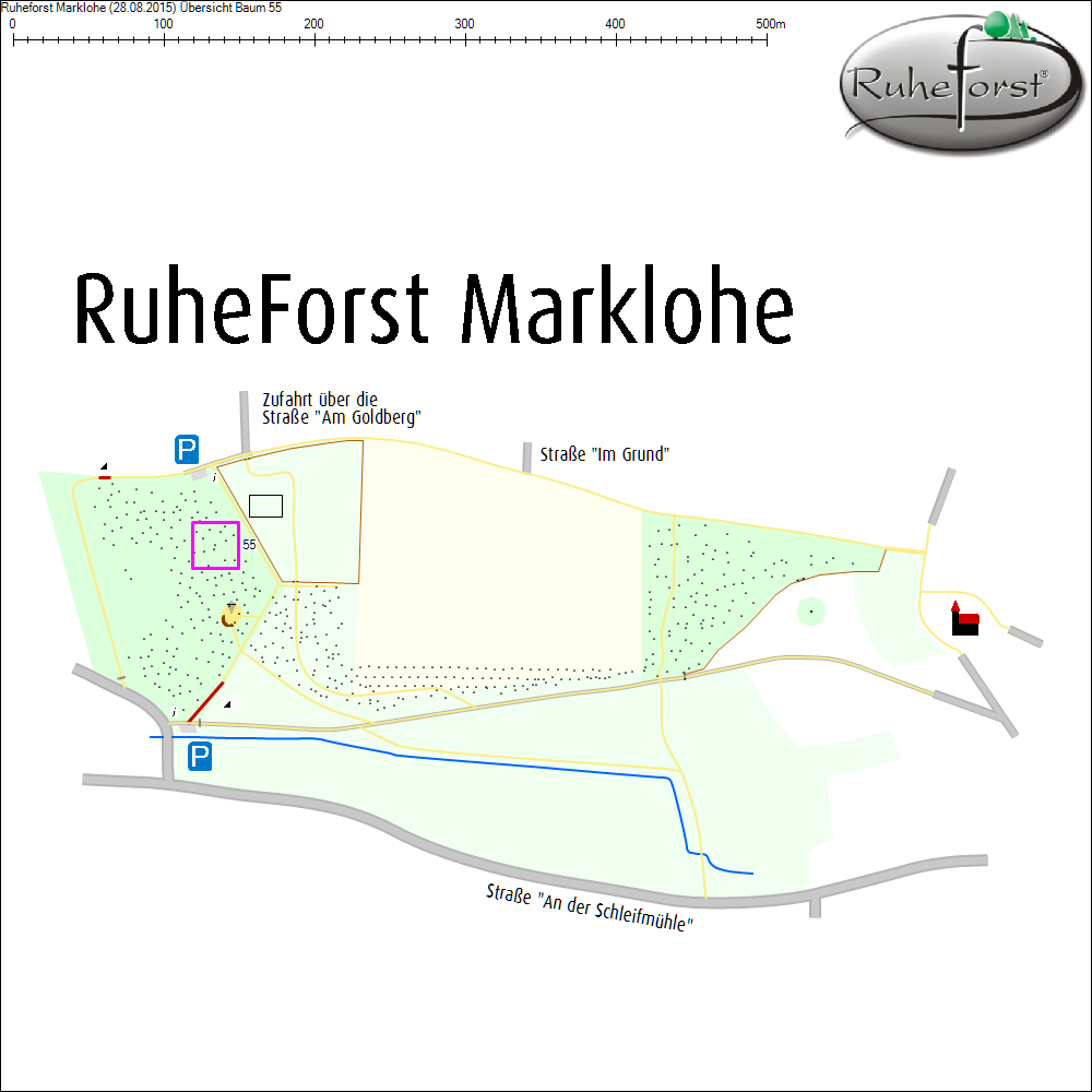&Uuml;bersichtskarte zu Baum 55